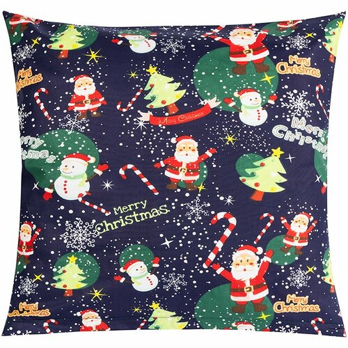 Bellatex Vánoční polštářek s povlakem Merry Christmas, 45 × 45 cm