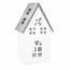 Decorațiune de Crăciun din lemn LED  Light house alb, 11,7 x 21,2 x 9,7 cm