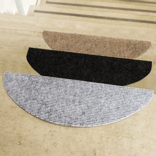 Stufenmatte Quick Step grau, 24 x 65 cm, 5er-Set