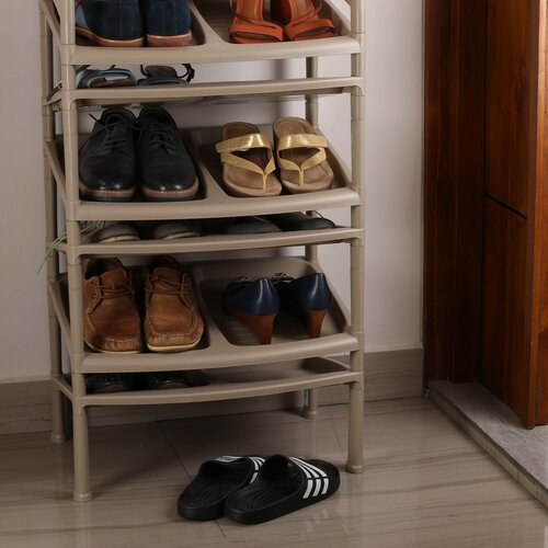 Взуттєва шафа 6 поверхів Brown 52 x 34 x 91 см