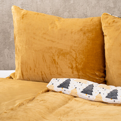 4Home Božično posteljnina iz mikroflanela Nordic winter, 160 x 200 cm, 2x 70 x 80 cm