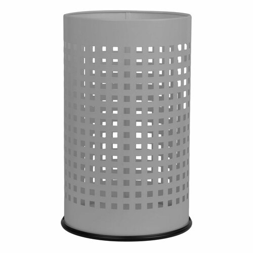 Alda Coș de gunoi Officer perforat 18 l, gri