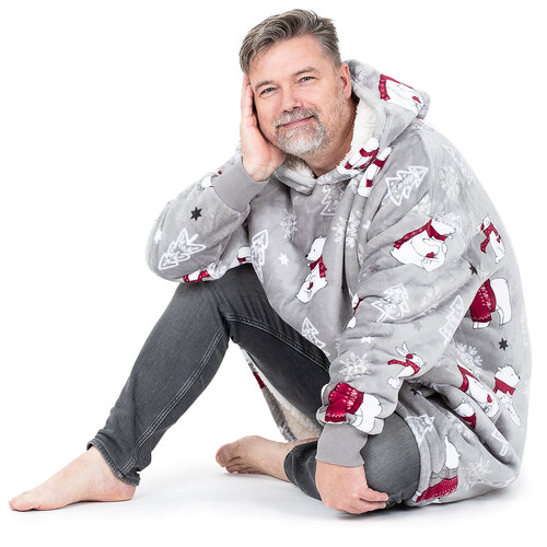4Home Baránková mikina mikroplyš Arctic Snuggles, uni L - pánske