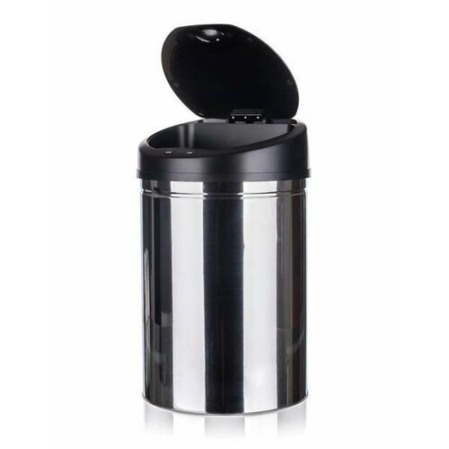 Brilanz Kosz bezdotykowy na śmieci  Senzo 30 l, okrągły, stal nierdzewna