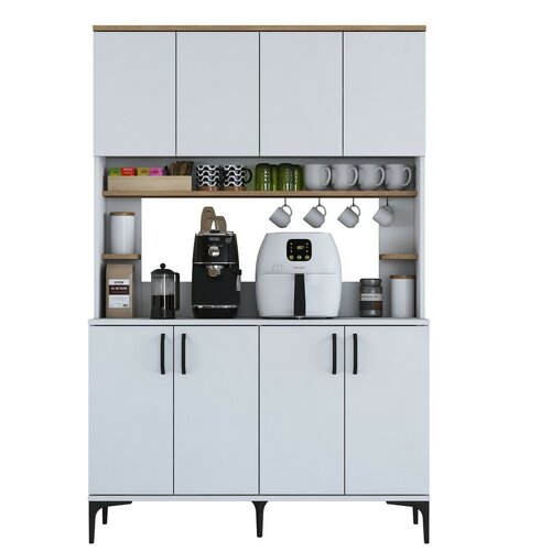 Dulap Jevy Walnut and White