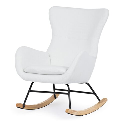 Fotoliu balansoar WT2, alb