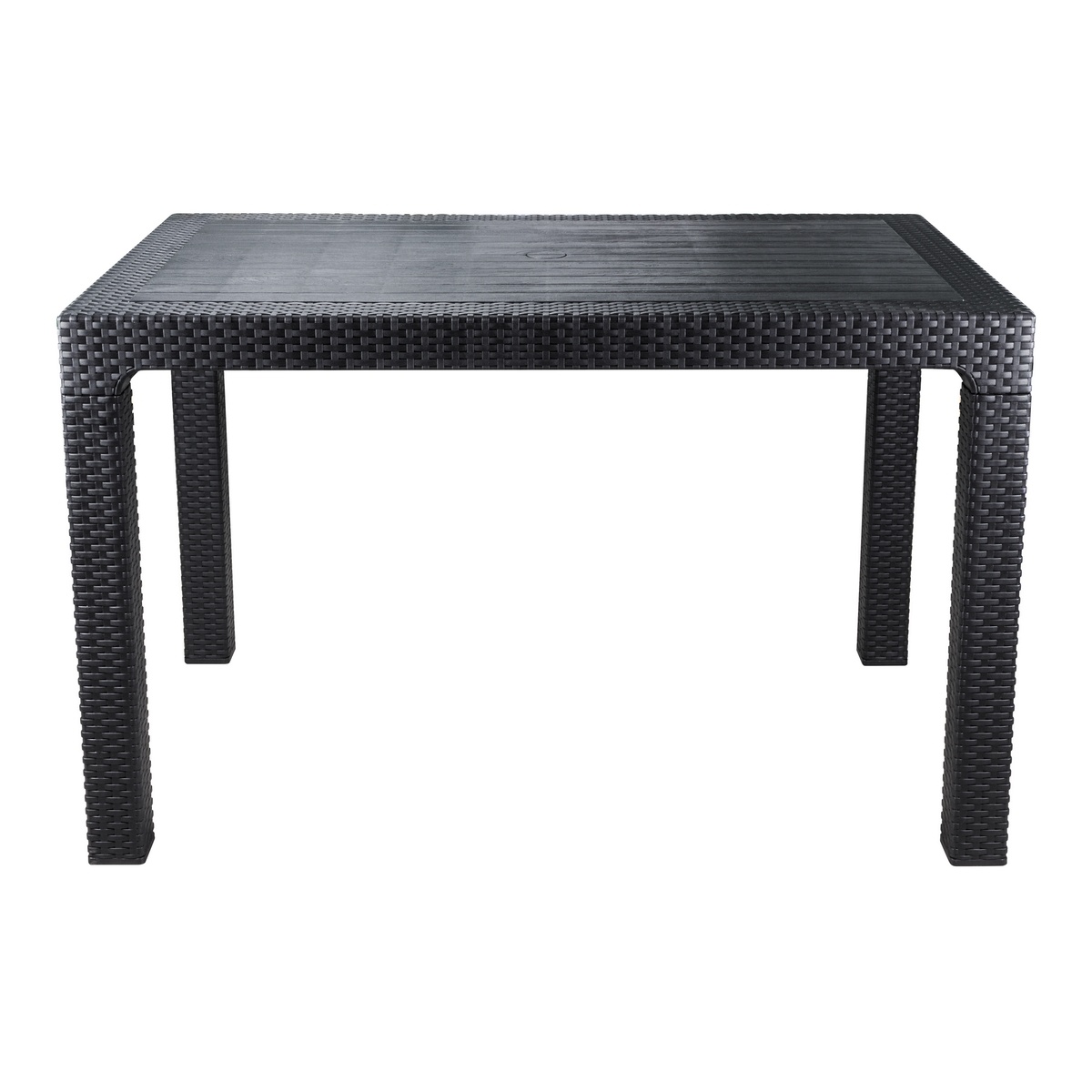 Kerti asztal Ratan Lux, 120 x 75 x 75 x 75,antracit