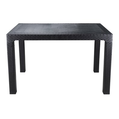 Kerti asztal Ratan Lux, 120 x 75 x 75 x 75,antracit