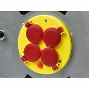 Elektrický predlžovací kábel 3x2,5mm2, 50 m s kovovým navijákom