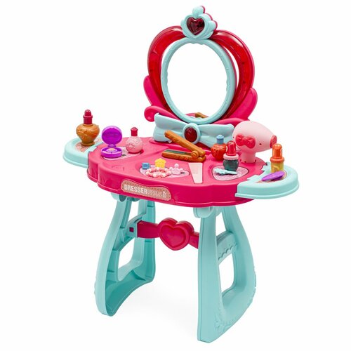 Masă de toaletă pentru copii cu muzică, Baby Mix, 72 x 45 x 30,5 cm