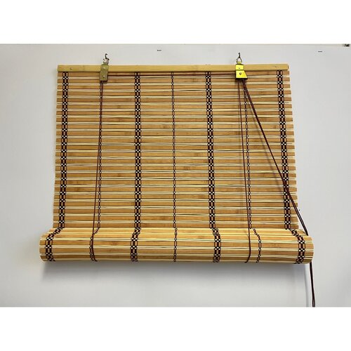 Bambusová roleta Tara prírodná/čerešňa, 100 x 160 cm