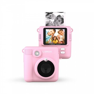 LAMAX InstaKid1 aparat fotograficzny dla dzieci,różowy