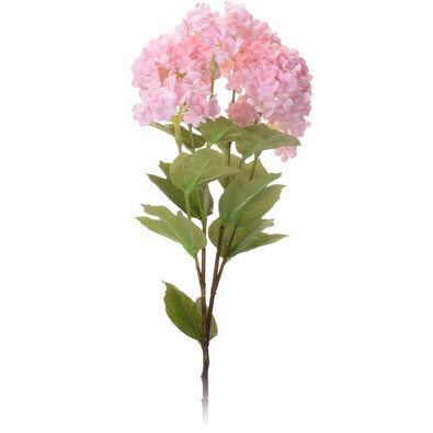 Umělá květina Viburnum růžová, 61 cm