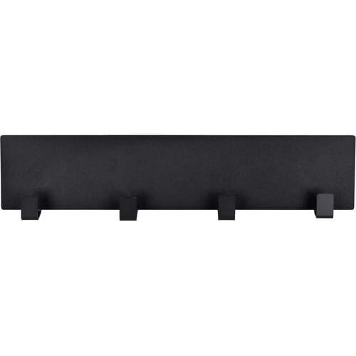 Wenko Магнітна вішалка на 4 гачки Ima, чорна