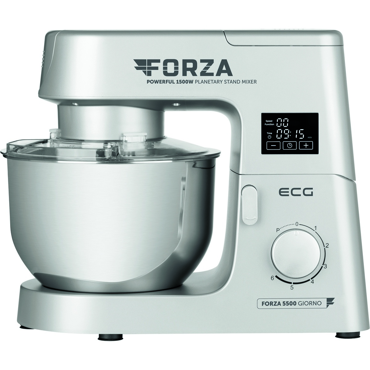 Fotografie ECG Forza 5500 kuchyňský robot Giorno Argento