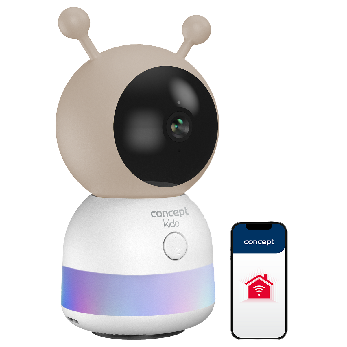 Levně Concept KD4000 dětská chůvička s kamerou SMART KIDO