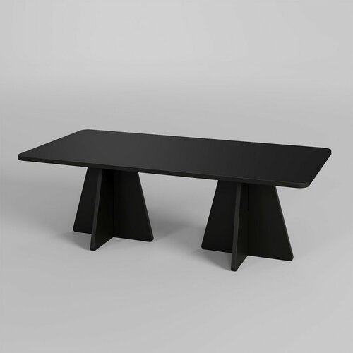 Couchtisch Double Mushroom Black