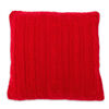 Povlak na polštářek pletený Duo červená, 45 x 45 cm