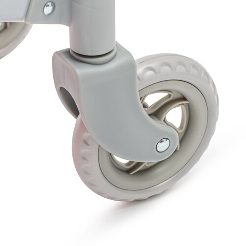 Baby Mix Kočík pre bábiky 2v1 Sophie ružovo-sivá, 63,5 x 37 x 63,5 cm