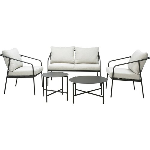 Set mobilier de grădină Dover, 5 buc, metal