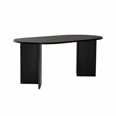 Masă de sufragerie Sablin Wood Black