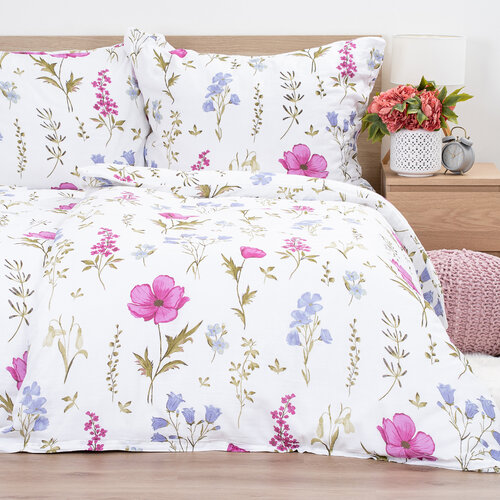 4Home Muslin posteljnina Wildflower Harmony,  140x 200 cm, 70 x 90 cm