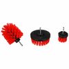 Sixtol Sada kief na vŕtačku na čistenie auta CAR DETAILING DRILL BRUSH 3 MEDIUM, 3 ks