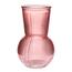 Скляна ваза Silvie, рожева, 11 х 17,5 см