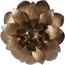 Decor de perete din metal Floare I, diametru 35 cm