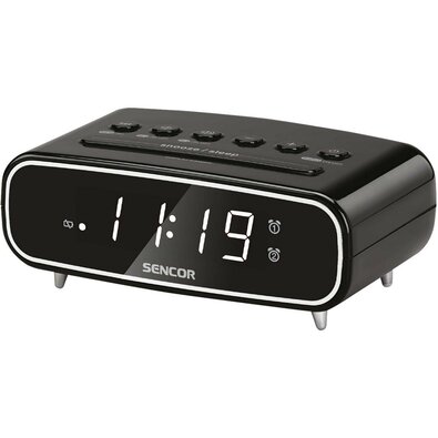 Sencor SRC 2600 B radiobudzik, czarny