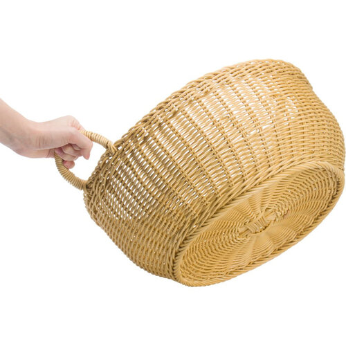 Westmark Kerek kosár két fogantyúval 42 x 19 cm, bézs