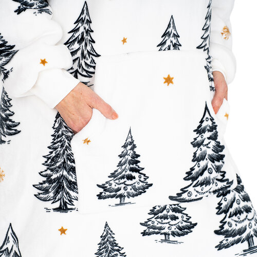 4Home Baránková  mikina mikroplyš Frosted Trees, uni L - pánske