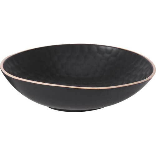 Глиняна миска Modern, 22 x 6 см, чорний