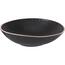 Steingutschale Modern, 22 x 6 cm, Schwarz