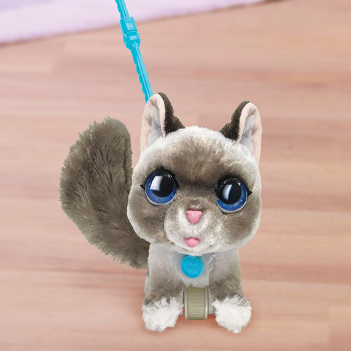 FurReal Wag-A-Lot Kitty, interactiv, alb/gri