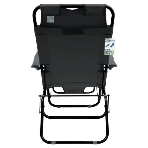 Cattara 13513 Zložljiva ležalka Comfort, antracit,155 x 61 cm