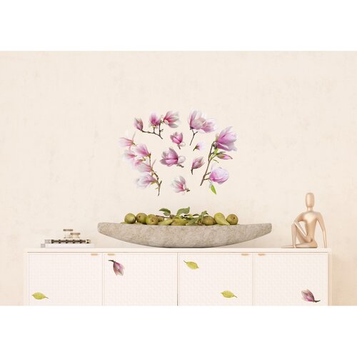 Samolepilna dekoracija Magnolia Flowers, 42,5 x 65cm