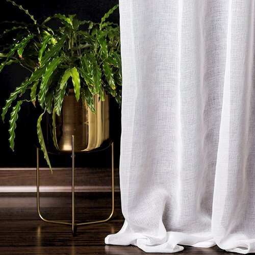 Decoking Firana Stella biały, 140 x 250 cm