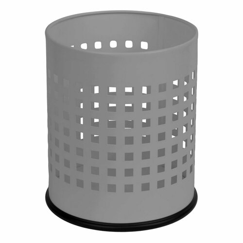 Alda Coș de gunoi Officer perforat 7 l, gri