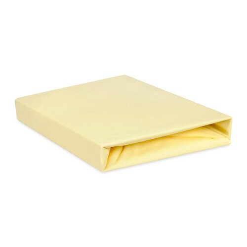 Matex Jersey neprepustna rjuha ecru, 90 x 200 x 20 cm