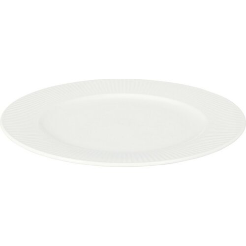 Zestaw 6 porcelanowych talerzy płytkich Linie 27 cm