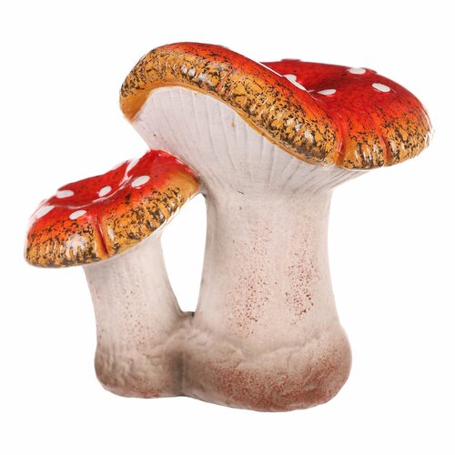 Toadstool piros pár mérete. M, kerámia, 12 x 15 x15 cm