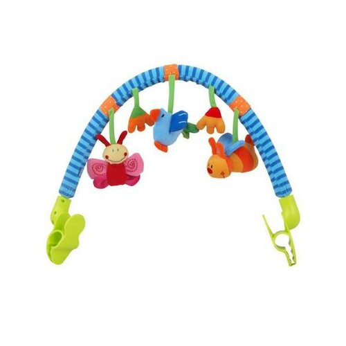 Baby Mix Babajáték babakocsihoz, 35 cm