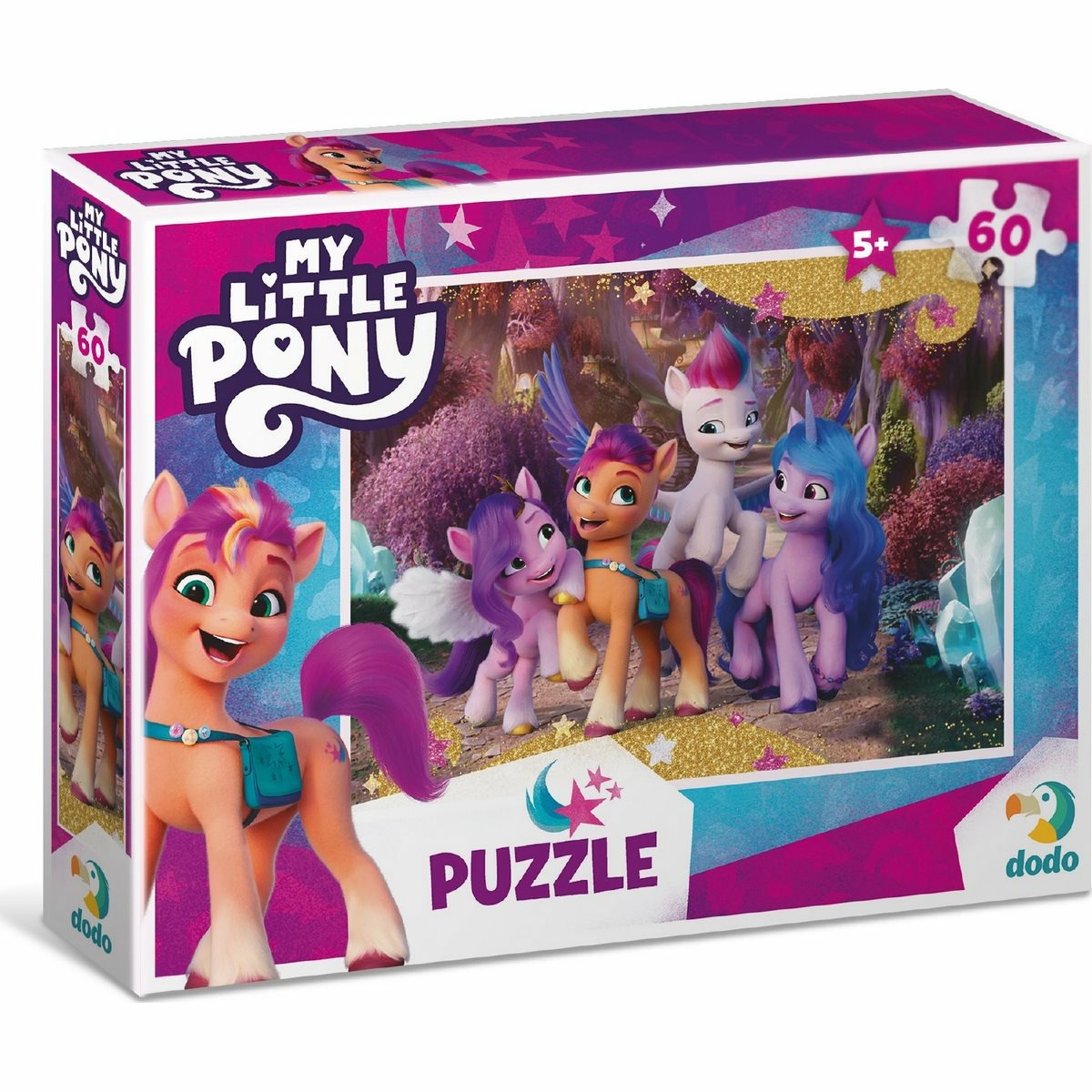 Dodo Puzzle My Little Pony: V kouzelném lese, 60 dílků