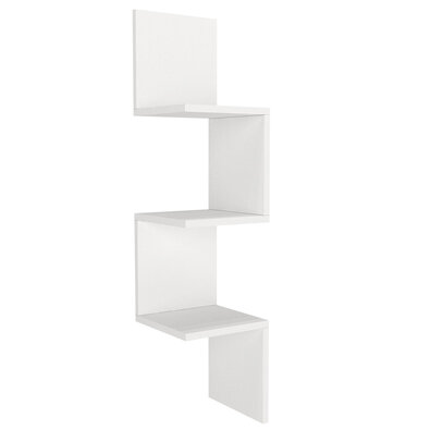 Wandregal Corner White