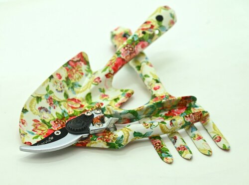 Garvia Set vrtnega orodja 3 kosov Light Flowers