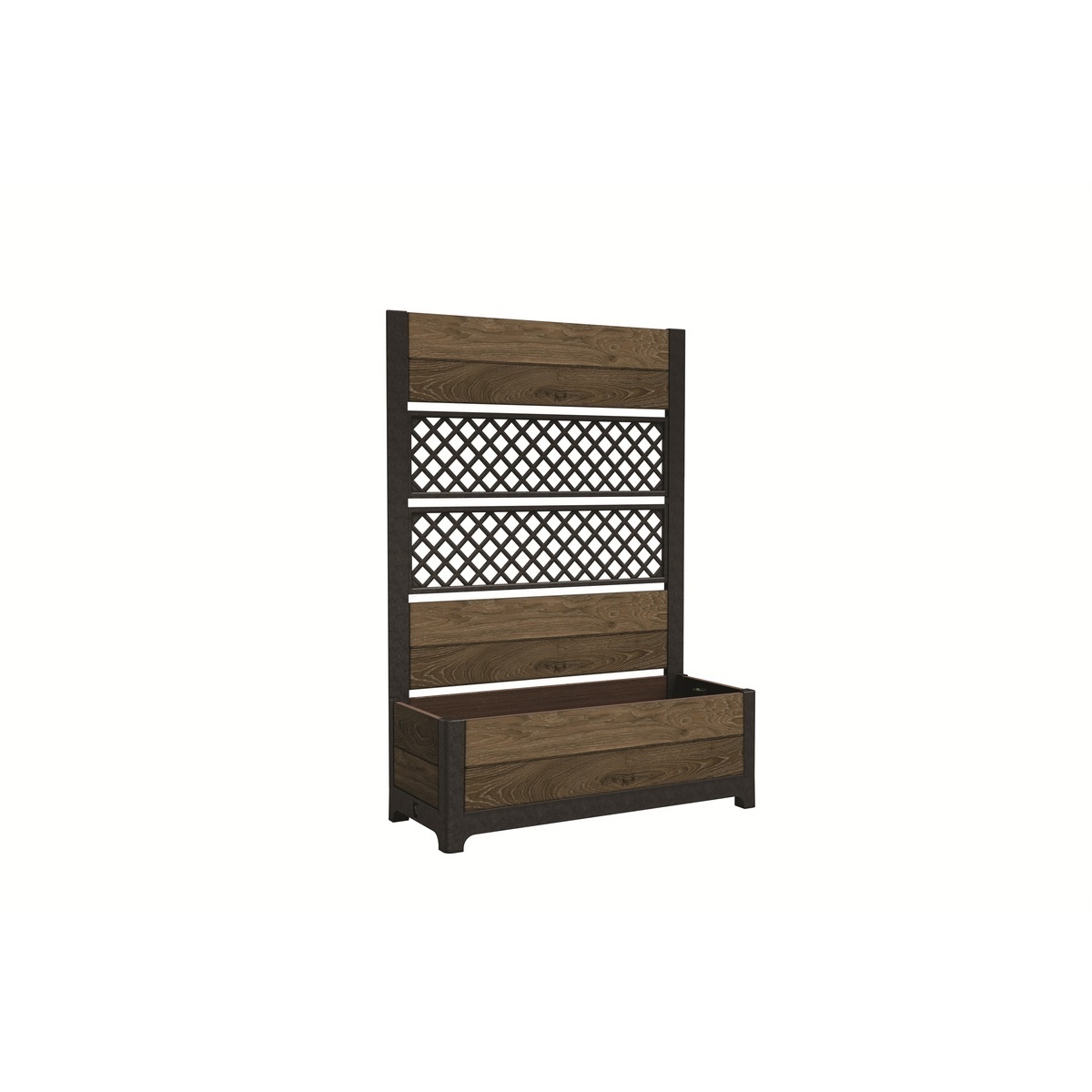 Keter květináč Deco Tulip 110 l 2 panely, hnědá