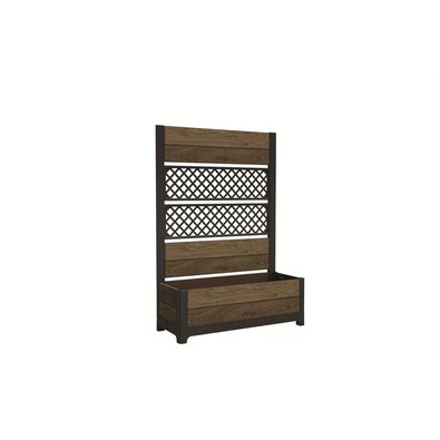 Ghiveci Keter Deco Tulip 110 l, 2 panouri, maro