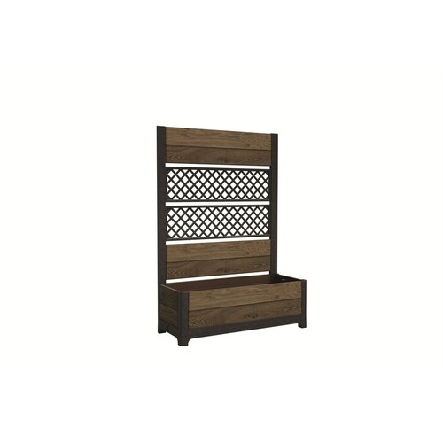 Ghiveci Keter Deco Tulip 110 l, 2 panouri, maro