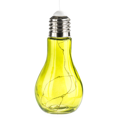 LED lampa Bulb, zelená